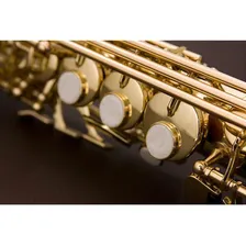 Sax Soprano Eagle Sp-502 Sib Laqueado C/estojo Foto mini  2