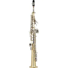 Sax Soprano Eagle Sp502ln Laqueado Chaves Niqueladas Foto mini 3