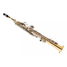 Sax Soprano Eagle Sp502ln Laqueado Chaves Niqueladas Foto mini 1