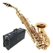 Sax Soprano Eagle Sp508 Curvo Saxofone Sp-508 Foto  mini 1