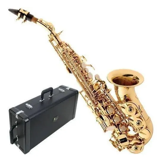Sax Soprano Eagle Sp508 Curvo Saxofone Sp-508 Foto 1