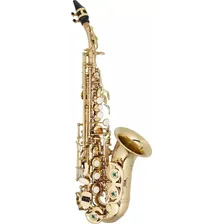 Saxofone Soprano Curvo Eagle Sp 508 Foto  mini 1