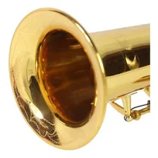 Saxofone Soprano Jahnke Bb (si Bemol) Com Boquilha E Case Foto mini  3