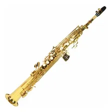 Saxofone Soprano Jahnke Bb (si Bemol) Com Boquilha E Case Foto  mini 1