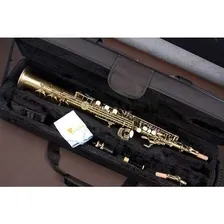 Saxofone Soprano Reto Eagle Sp502 Com Case Laqueado Foto mini 4
