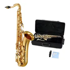 Saxofone Tenor Sax Yamaha Yts 280 Id Bb C/ Case Laqueado Cor Dourado Foto mini 1