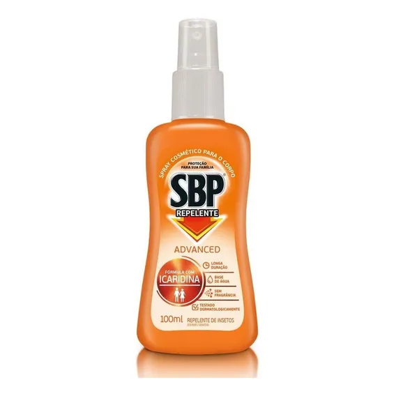 Sbp Repelente Com Icaridina Para Mosquito Da Dengue 100ml Foto 1