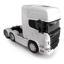 Scania R730 V8 Trucado Welly 1:32 Branco Foto mini  3