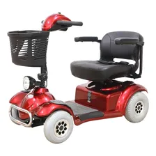 Scooter Idoso Quadriciclo Deficiente Mirage Rx Freedom Vinho Foto  mini 1