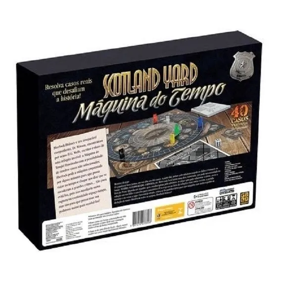 Scotland Yard Máquina Do Tempo Jogo Tabuleiro Bord Game Grow Foto 1
