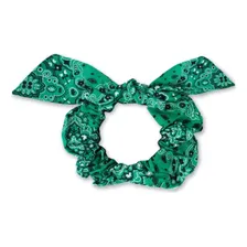 Scrunchie Lacinho Lenço Verde Piuka Foto  mini 1