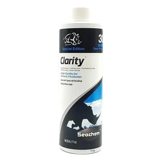 Seachem Clarity 325ml Clarificante Remove Aquario Foto 1
