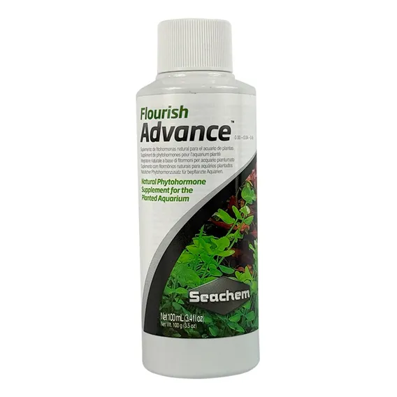 Seachem Flourish Advance 100ml Fertilizante Aquário Plantado Foto 1