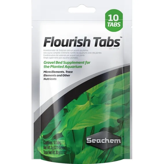 Seachem Flourish Tabs 10 Pastilhas Fertilizante P Plantados Foto 1