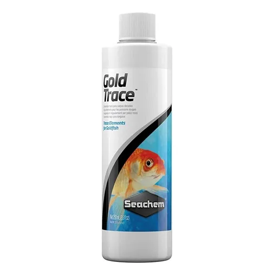 Seachem Gold Trace 250ml Elementos Traço Aquários Kinguios Foto 1