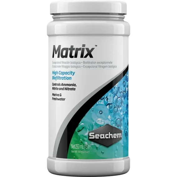 Seachem Matrix 250ml Mídia Biológica Filtragem Aquario Lago Foto 1