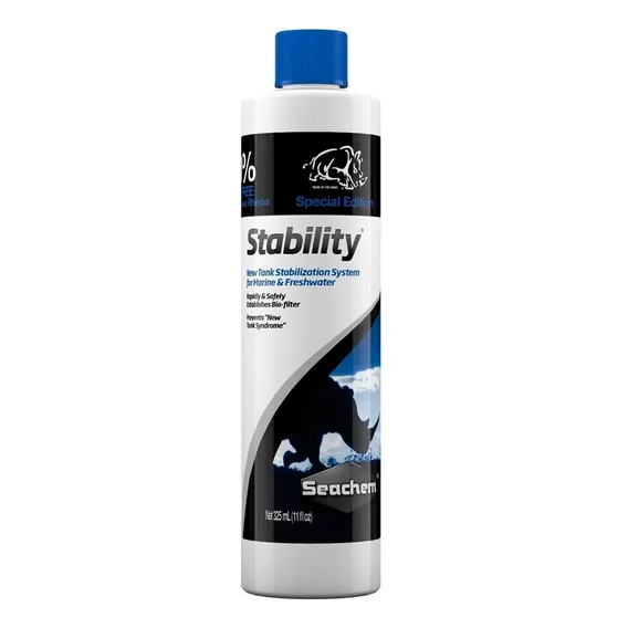 Seachem Stability 325ml - Acelerador Biol贸gico Para Aqu谩rio Foto 1