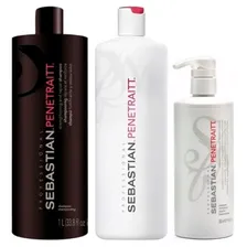 Sebastian Professional Penetraitt Shampoo + Cond + Máscara Foto mini 1