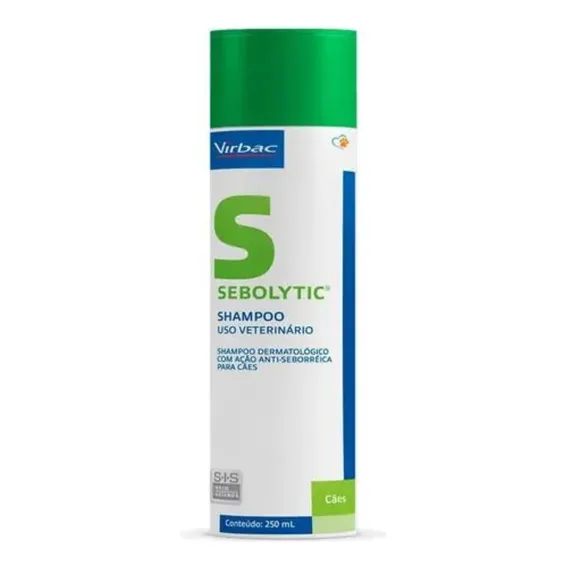 Sebolytic Spherulites Shampoo Para Cães 250ml - Virbac Foto 1