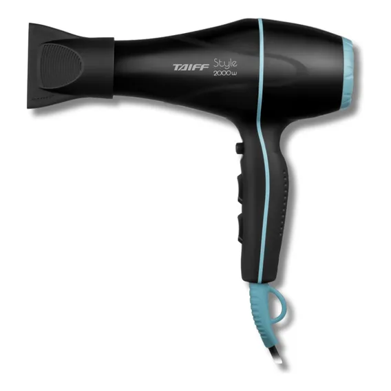Secador Cabelo 2000w Taiff Profissional Style Preto Potente 127v Foto 1