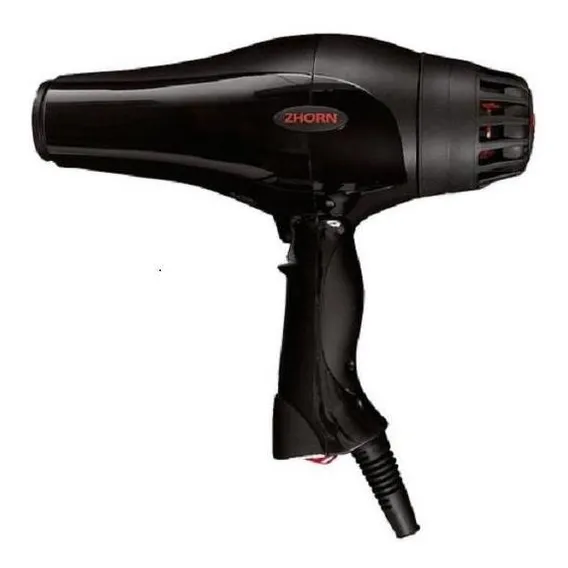 Secador Cabelo Profissional Ergo Classic Zhorn 2000w 220v Cor Preto Foto 1