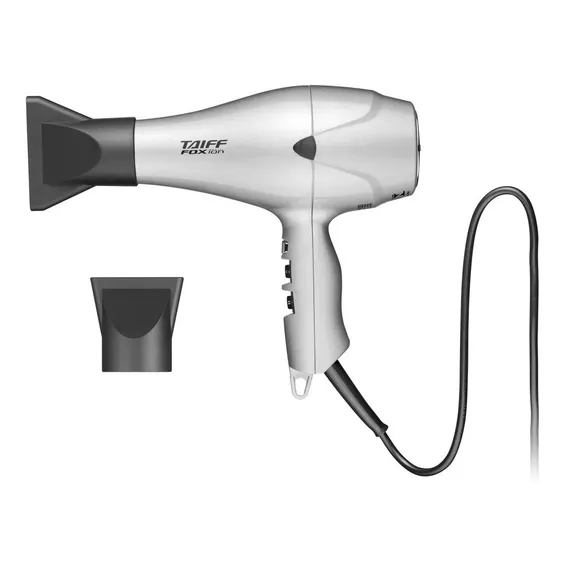 Secador De Cabelos Fox Ion Motor Ac Profissional 2000w Taiff Cor Prata 110V Foto 1