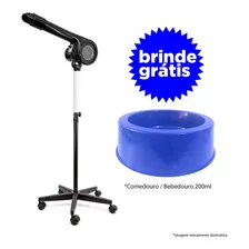Secador Pet Minag Com Pedestal 110v Preto IncrĂvel Foto mini 2