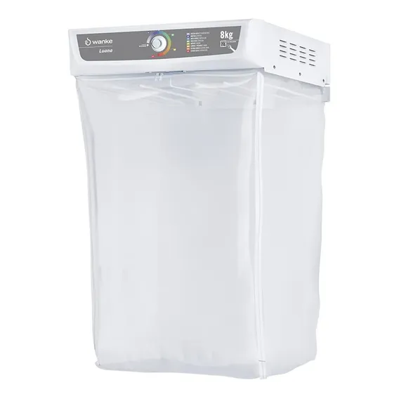 Secadora De Roupas Elétrica Parede 8kg Branca Wanke Luana 220v Foto 1