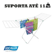 Secalux Varal De Chão Napoles Com Abas - Branco Foto mini  2