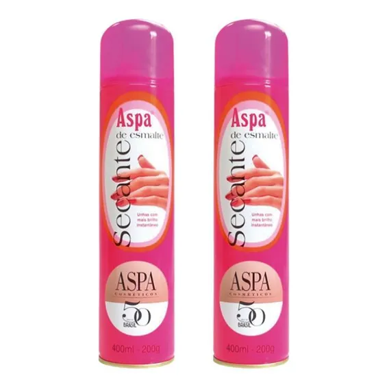 Secante De Esmalte Aspa 400ml - Kit Com 2un Foto 1