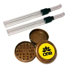 Seda De Vidro Reutilizável Blunt Smok Lavável + Dichavador Foto  mini 1