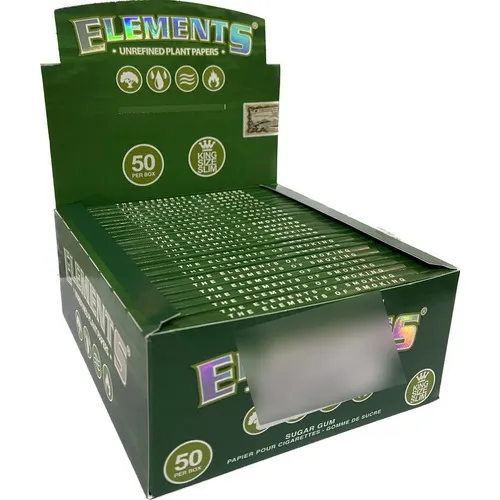 Seda Elements Green King Size Slim CX50 Livretos Foto 1