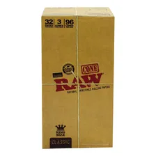 Seda Raw Cone Classic King Size Com 32 Pacotes Por Caixa Foto mini 3