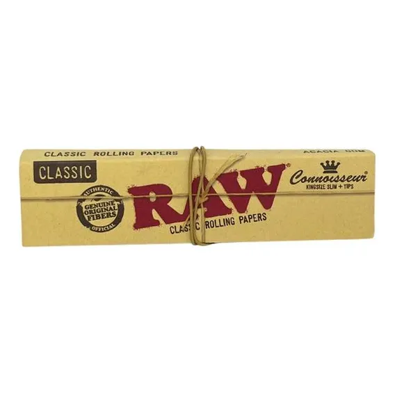 Seda Raw Connoiseur Classic King Size + Tips Foto 1