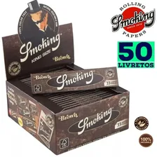 Seda Smoking Brown Marrom KING SIZE GRANDE 50 Unidades Foto mini 4