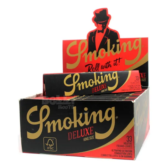 Seda Smoking Deluxe King Size Caixa Com 50 Livretos Foto 1