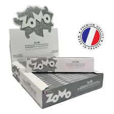 Seda Smoking Prata Zomo Slim Com 25 Livretos 33 Folhas Sabor Ceda Slim Foto mini 4