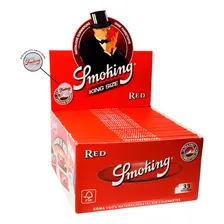 Seda Smoking Red King Size Caixa Com 50 Foto mini  2