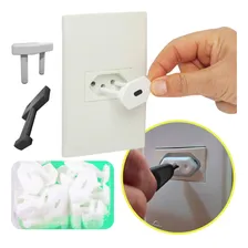 Segurança Para Seu Bebe Kit Protetor Tomada Anti Choque Foto  mini 1