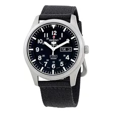 Seiko 5 Automático Snzg15j1 23 Rubis 100m - Made In Japan Cor da correia Preta Cor do bisel Prateado Cor do fundo Preto Foto mini 1