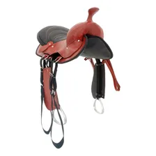 Sela Americana Kit Econ么mico Couro Passeio Cavalgada Cor Havana Foto mini 2