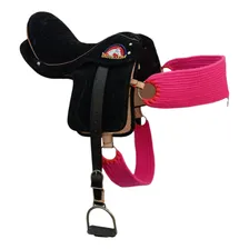 Sela Barata Cela Semi Profissional De Cavalo Vaquejada Preta Cor Rosa Foto mini 2