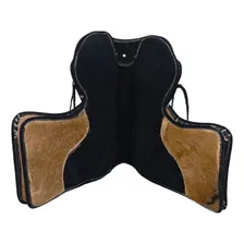 Sela Cavalo Semi Profissional Vaquejada Preta Selote Foto mini 3