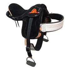 Sela De Cavalo Vaquejada Completa Infantil 12 Polegadas Ofer Cor Sela Preta 12 Conjunto Branco Foto mini 1