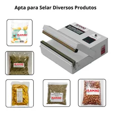 Seladora Manual 20 Cm Para Embalagem Plástica Isamaq Seladora IM200ST Bivolt Foto mini 4