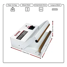 Seladora Manual 20cm Bivolt C/ Temporizador Isamaq Seladora IM200CT Foto mini 2