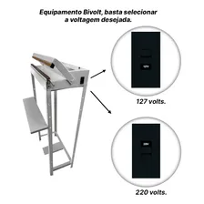 Seladora Para Selar Sacos Plásticos Pedal Isamaq Seladora 50cm 127/220v 2IP500ST Foto mini 4