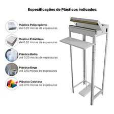 Seladora Pedal De Embalagens Plasticas STN 30cm Bivolt Stn 110V/220V Foto mini  3