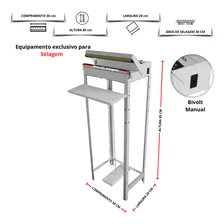 Seladora Pedal De Embalagens Plasticas STN 30cm Bivolt Stn 110V/220V Foto mini  2