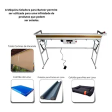 Seladora Solda Banner Pneumática P1500 Isamaq 220v Foto mini  3
